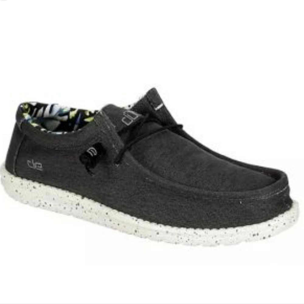 Hey Dude Mens Wally Stretch Womens Loafer Slip on shoes sz 8